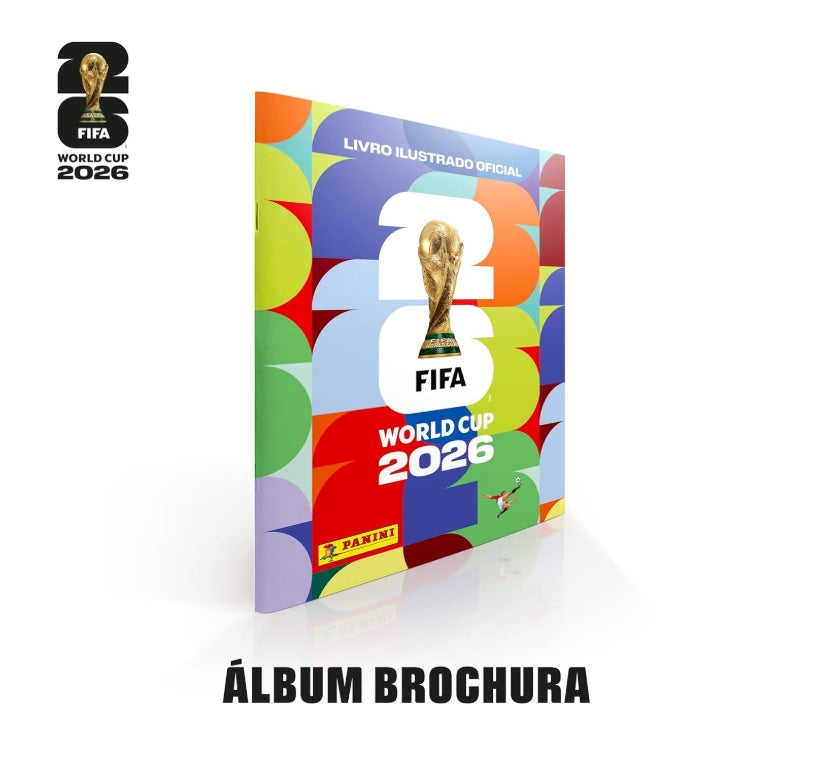 Álbum Capa Cartão Copa do Mundo FIFA 2026 Panini Oficial
