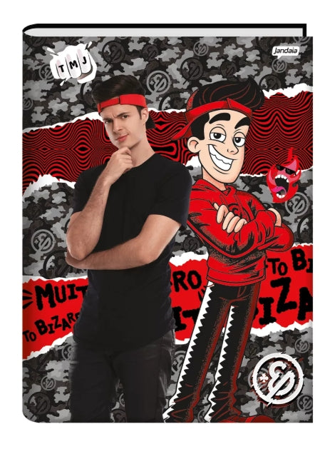 Caderno Enaldinho Brochura 1/4 Capa Dura 80 Folhas - Jandaia