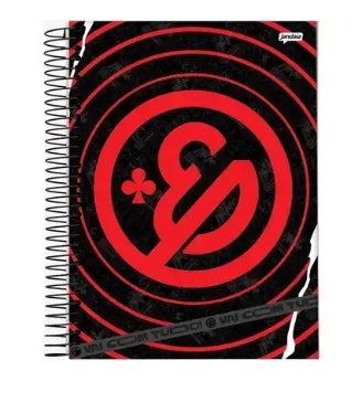 Caderno Enaldinho Universitário Espiral Capa Dura 80 Folhas - Jandaia