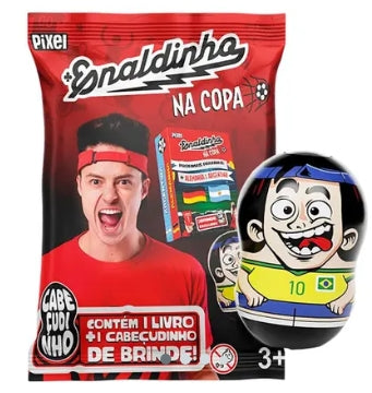 3 pacotes Flow Pack Enaldinho Na Copa Cabeçudinhos - Pixel