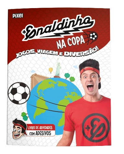Enaldinho na Copa: Livro de Jogos e diversão - Pixel