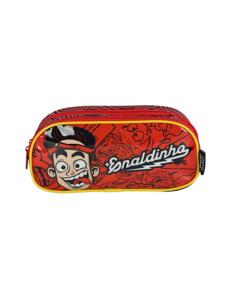 Estojo Enaldinho - zíper duplo - Original - Luxcel