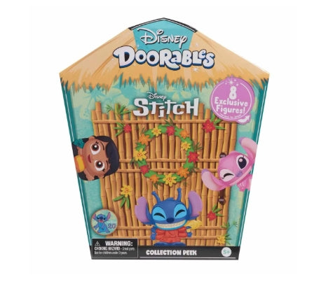 Stitch 8 Bonecos Colecionáveis Doorables - Disney