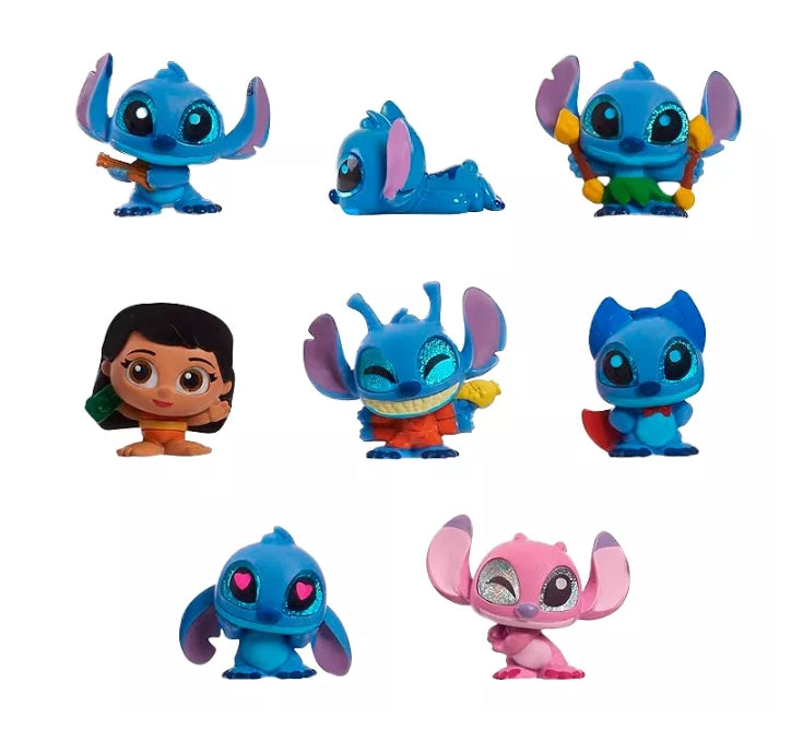 Stitch 8 Bonecos Colecionáveis Doorables - Disney