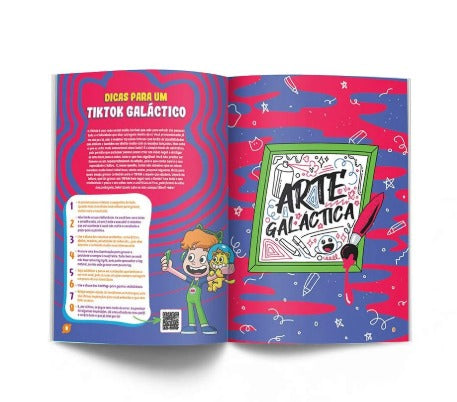 Livro Gato Galáctico Arte Galáctica - Editora Pixel