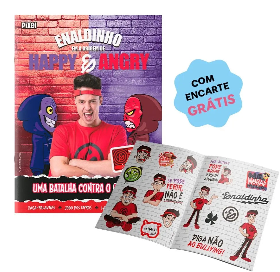 Livro do Enaldinho A Origem de Happy e Angry - Pixel