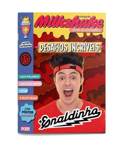 Livro Enaldinho Milkshake de Colorir e Atividades - Editora Pixel