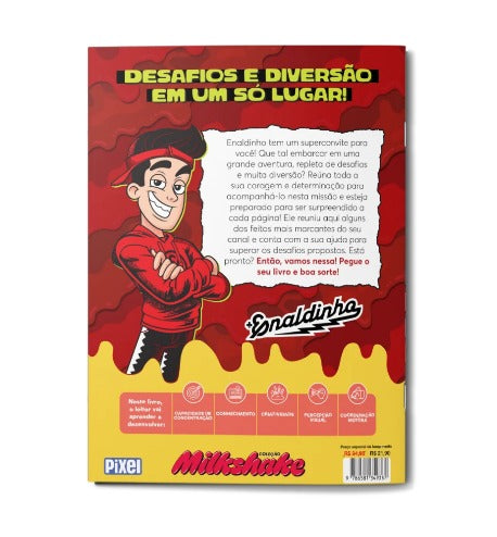 Livro Enaldinho Milkshake de Colorir e Atividades - Editora Pixel