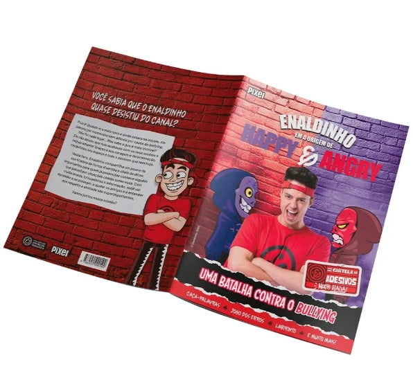 Livro do Enaldinho A Origem de Happy e Angry - Pixel