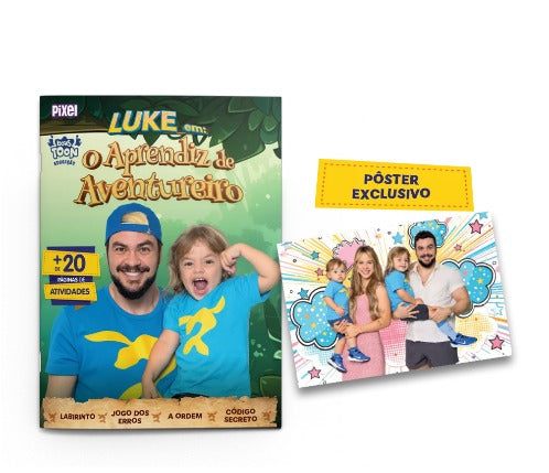 Livro Luccas Neto Luke em: O Aprendiz de Aventureiro - Editora Pixel