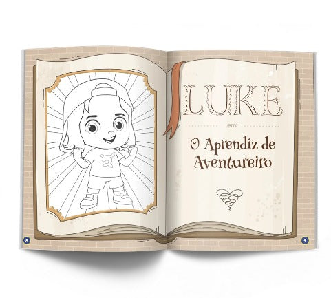 Livro Luccas Neto Luke em: O Aprendiz de Aventureiro - Editora Pixel