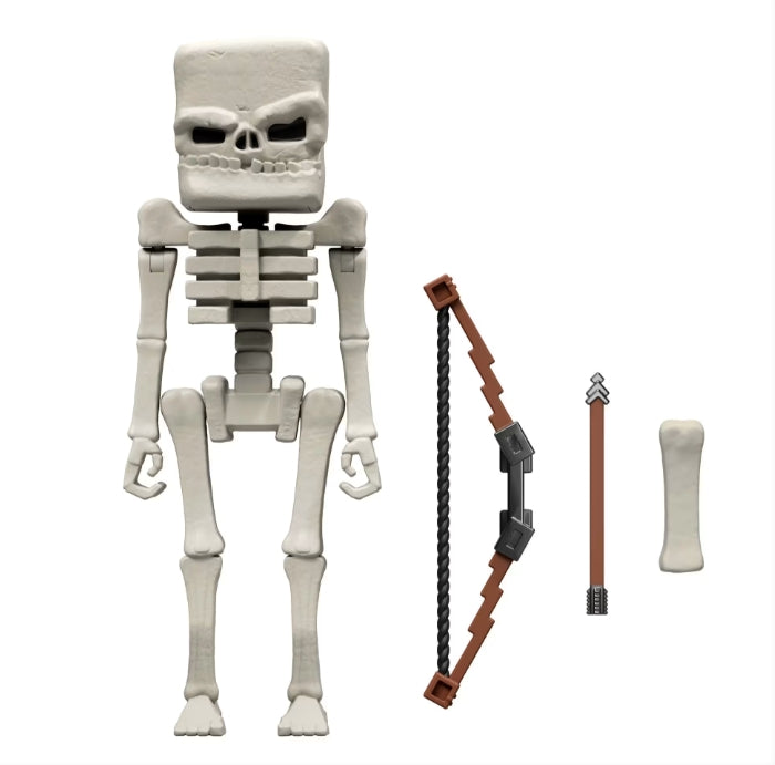 Boneco Minecraft de Ação do Esqueleto e acessórios O Filme - Mattel