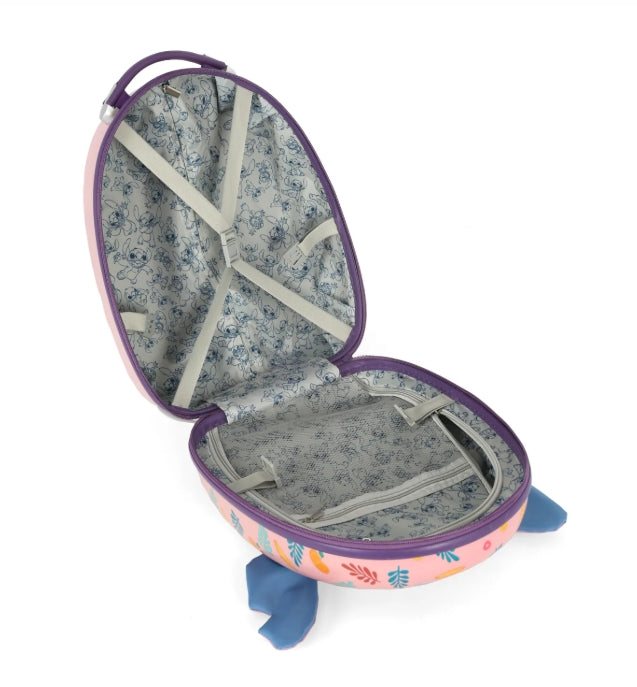 Mochila Stitch De Rodinha Patinete Removível - Luxcel