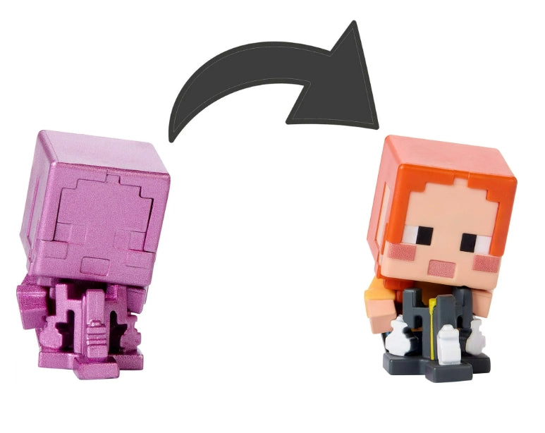 Minecraft Mini Figura e Poção Brewing Mob Reveal - Mattel HTK99