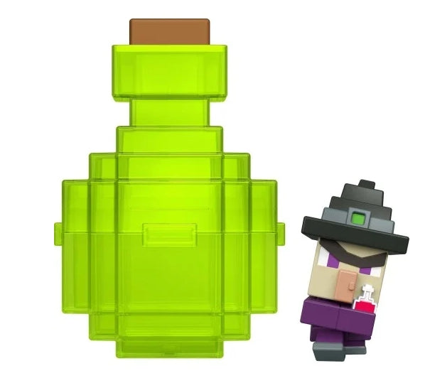 Minecraft Mini Figura e Poção Brewing Mob Reveal - Mattel HTK99