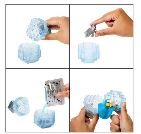 Minecraft Mini Figura e Poção Brewing Mob Reveal - Mattel HTK99