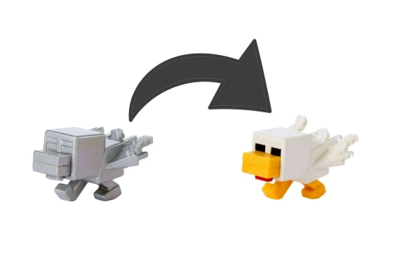 Minecraft Mini Figura e Poção Brewing Mob Reveal - Mattel HTK99