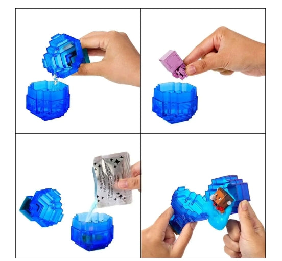 Minecraft Mini Figura e Poção Brewing Mob Reveal - Mattel HTK99