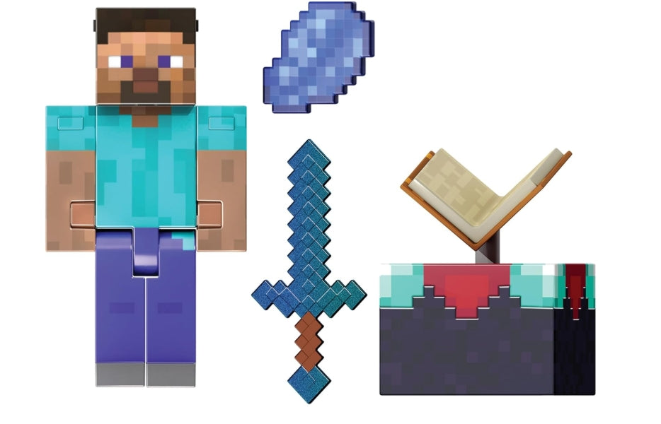 Pack Coleção Minecraft Diamond Level - Mattel HLN39