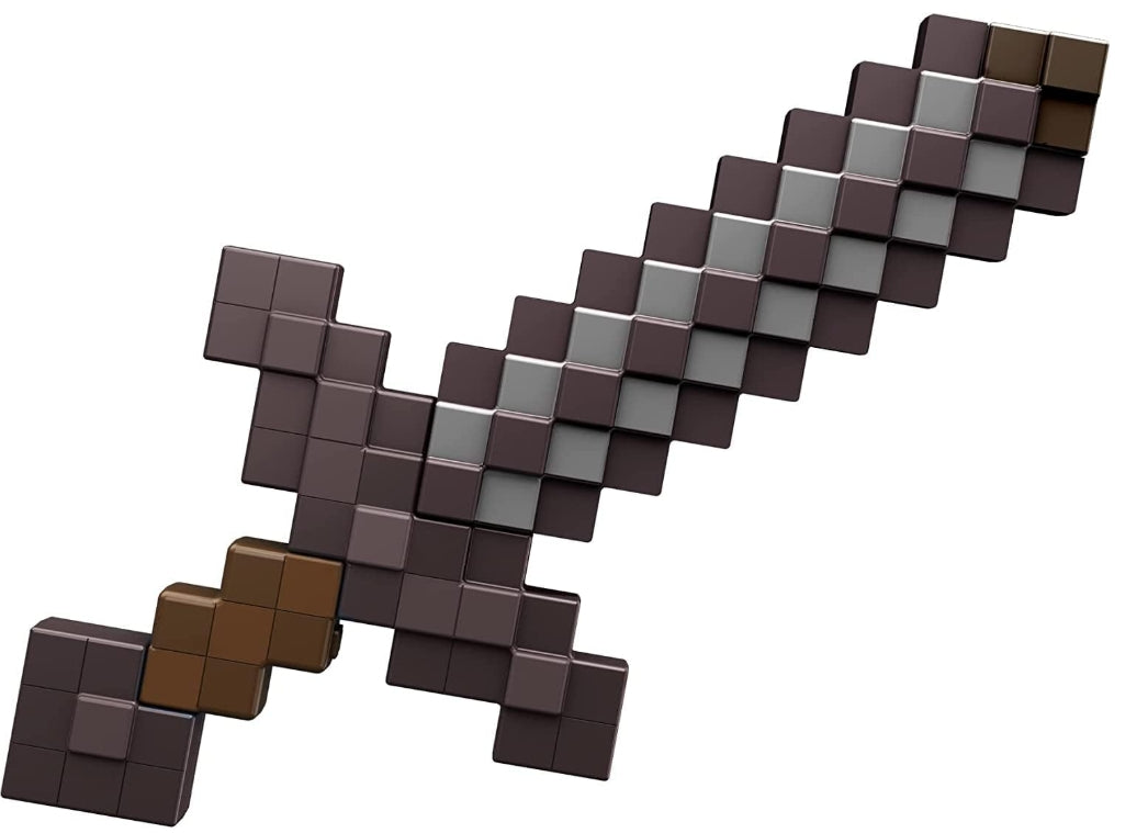 Minecraft Vanilla coleção Acessório de Batalha Espada de Pedra - Mattel
