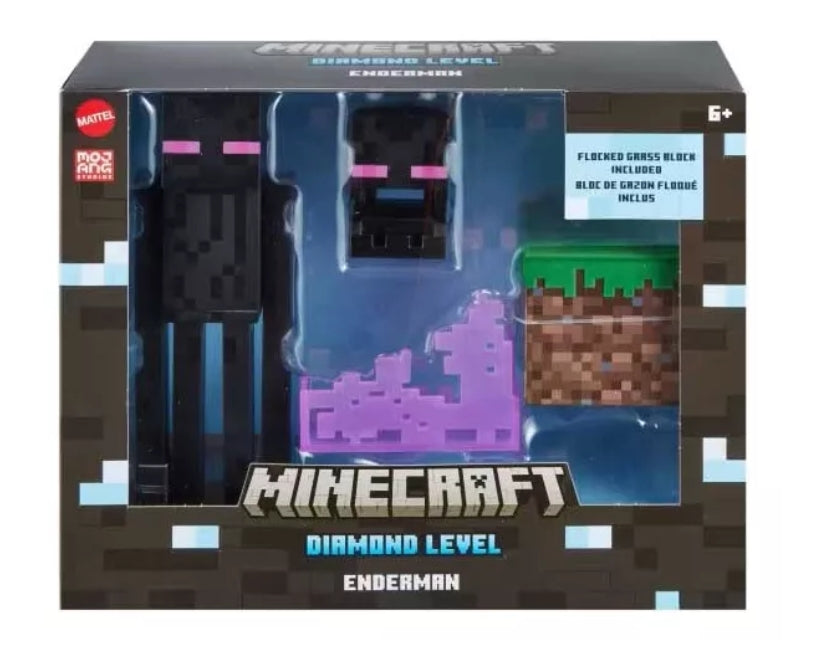 Pack Coleção Minecraft Diamond Level - Mattel HLN39