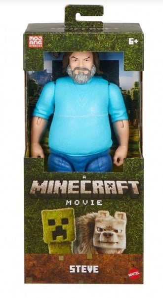 Boneco Minecraft Articulado O Filme Steve Jack Black - Mattel