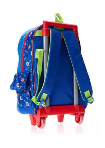 Kit Gato Galáctico Mochila de Rodinhas e Estojo Original Clio