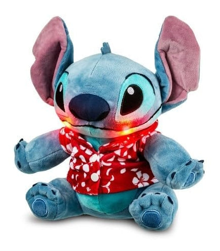 Pelúcia Stitch Disney Havaí com Luz e Som 30cm - Multikids