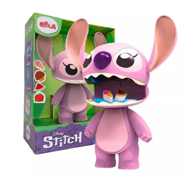 Boneca Stitch Angel Comidinha Abre A Boca - Elka
