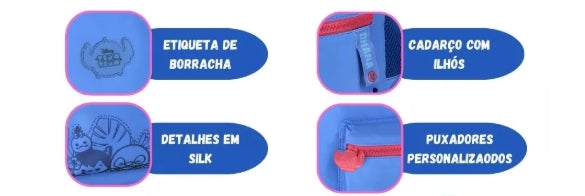 Estojo Escolar Stitch Box Tsum Tsum Disney - Clio