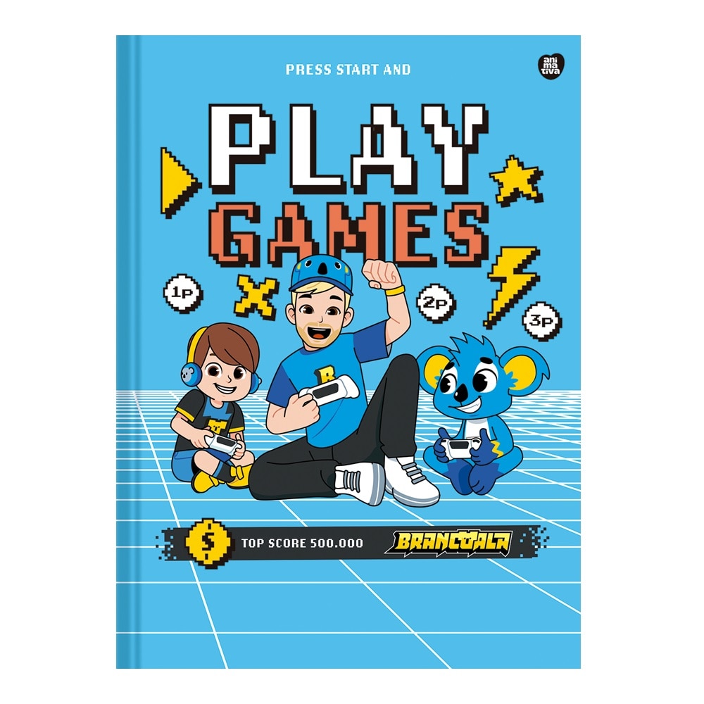 Caderno Brochura Capa Dura Brancoala - Animativa 80 Folhas