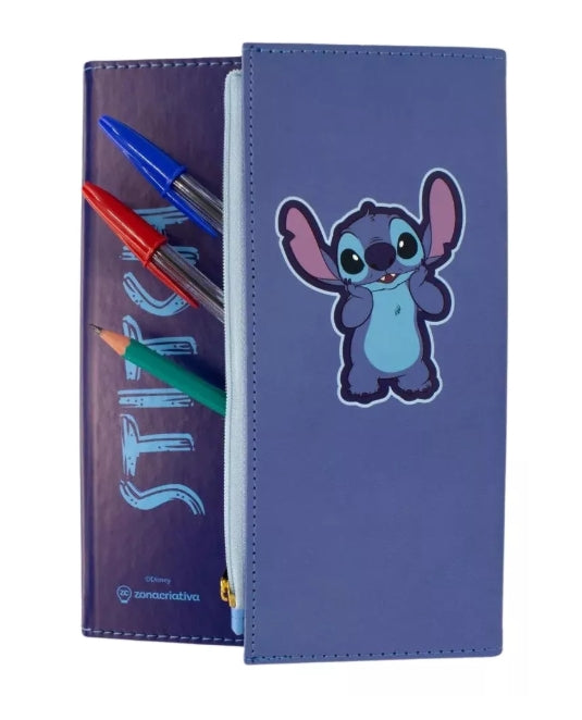 Caderno Stitch com Estojo - Disney Zona Criativa
