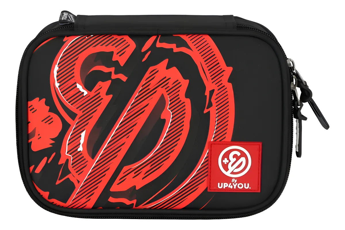 Estojo Box Escolar Infantil Enaldinho Vermelho Original - Lançamento Luxcel