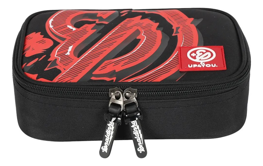 Estojo Box Escolar Infantil Enaldinho Vermelho Original - Lançamento Luxcel