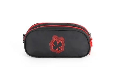 Kit Enaldinho Mochila e Estojo Duplo - Cor Preto