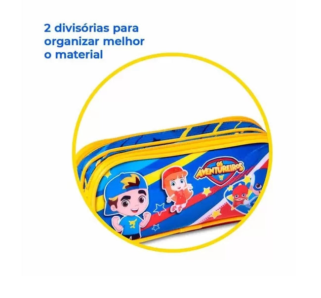 Estojo Luccas Neto Os Aventureiros - Original Clio