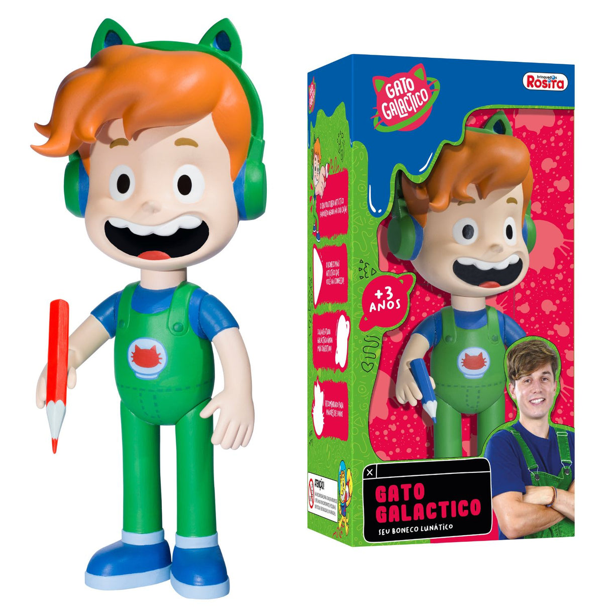 Boneco Gato Galáctico Original - Rosita