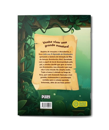 Livro Luccas Neto Luke em: O Aprendiz de Aventureiro - Editora Pixel