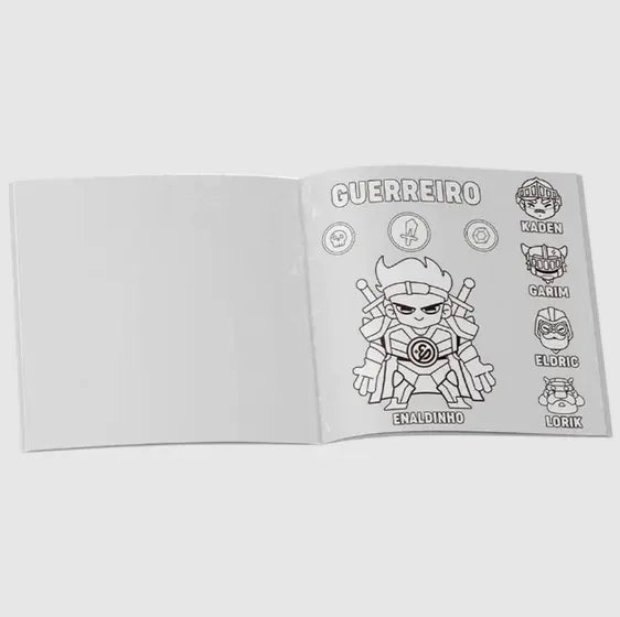 Livro para colorir Enaldinho Elo Monsters Editora Pixel