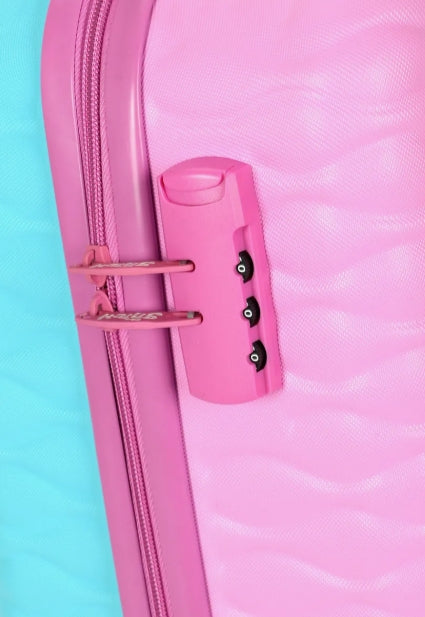 Mala Viagem Bordo Stitch Dupla face Azul e Rosa Disney Luxcel