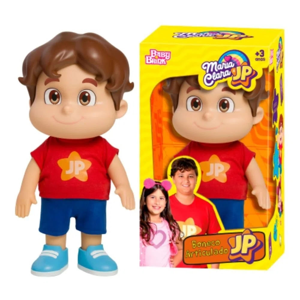 Boneco JP - Original Maria Clara e JP - Baby Brink