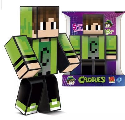 Boneco Cadres - Minecraft 25 cm- Original - Algazarra