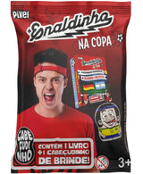 3 pacotes Flow Pack Enaldinho Na Copa Cabeçudinhos - Pixel