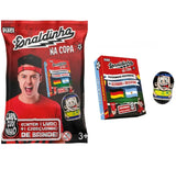 3 pacotes Flow Pack Enaldinho Na Copa Cabeçudinhos - Pixel