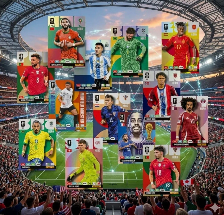 FIFA WORLD CUP 2026 ADRENALYN XL Kit com 6 Envelopes