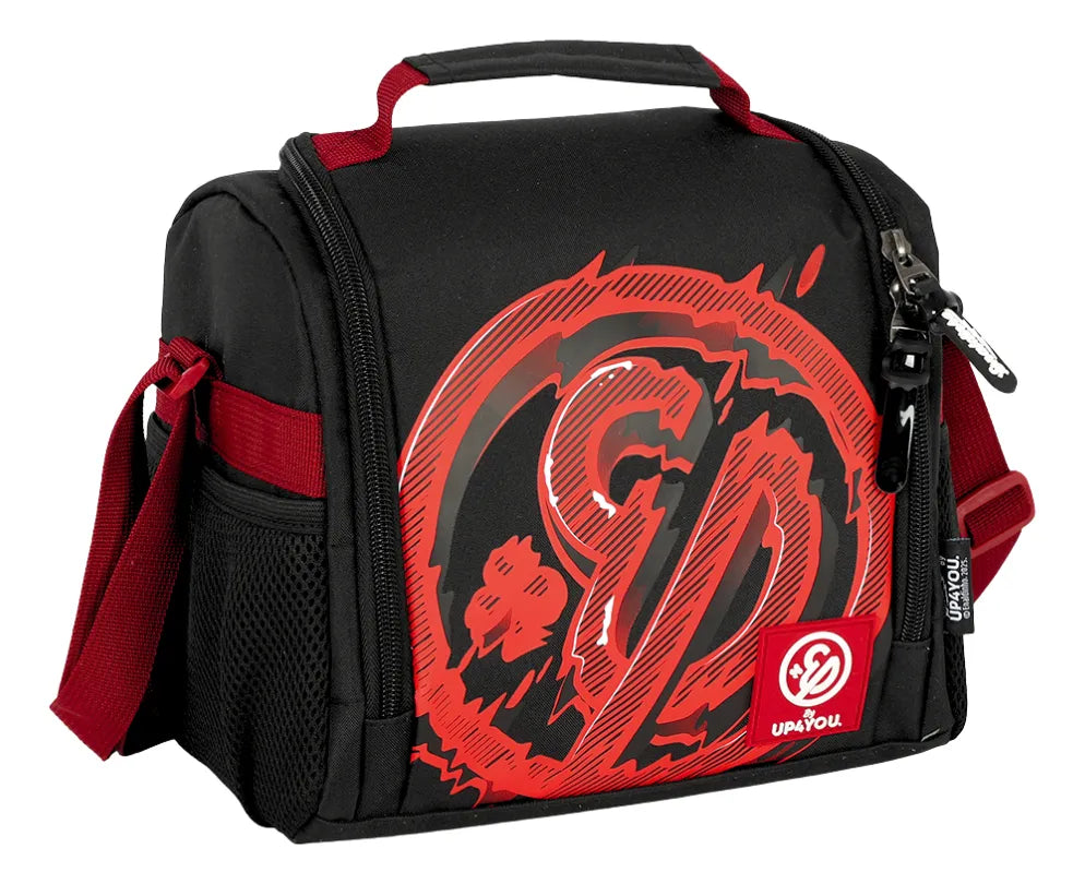 Lancheira Enaldinho Vermelha Escolar TMJ Original - Lançamento Luxcel