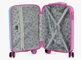 Mala Viagem Stitch Dupla face Azul e Rosa Disney Luxcel