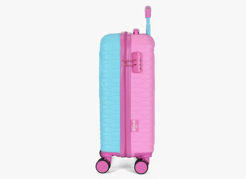 Mala Viagem Stitch Dupla face Azul e Rosa Disney Luxcel