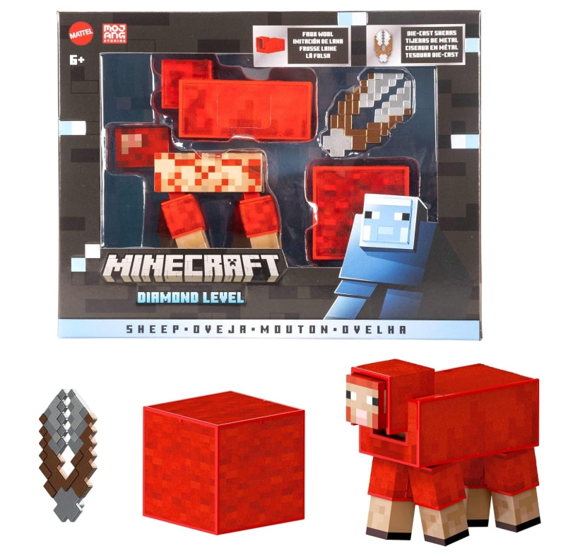 Pack Coleção Minecraft Diamond Level - Mattel HLN39 – KIMIZA LTDA