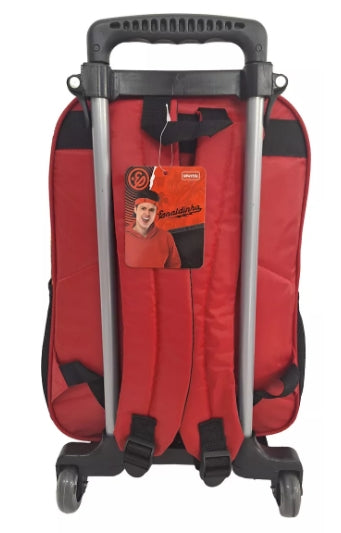 Kit Enaldinho - Mochila Rodinhas + Lancheira escolar - Original - Luxcel